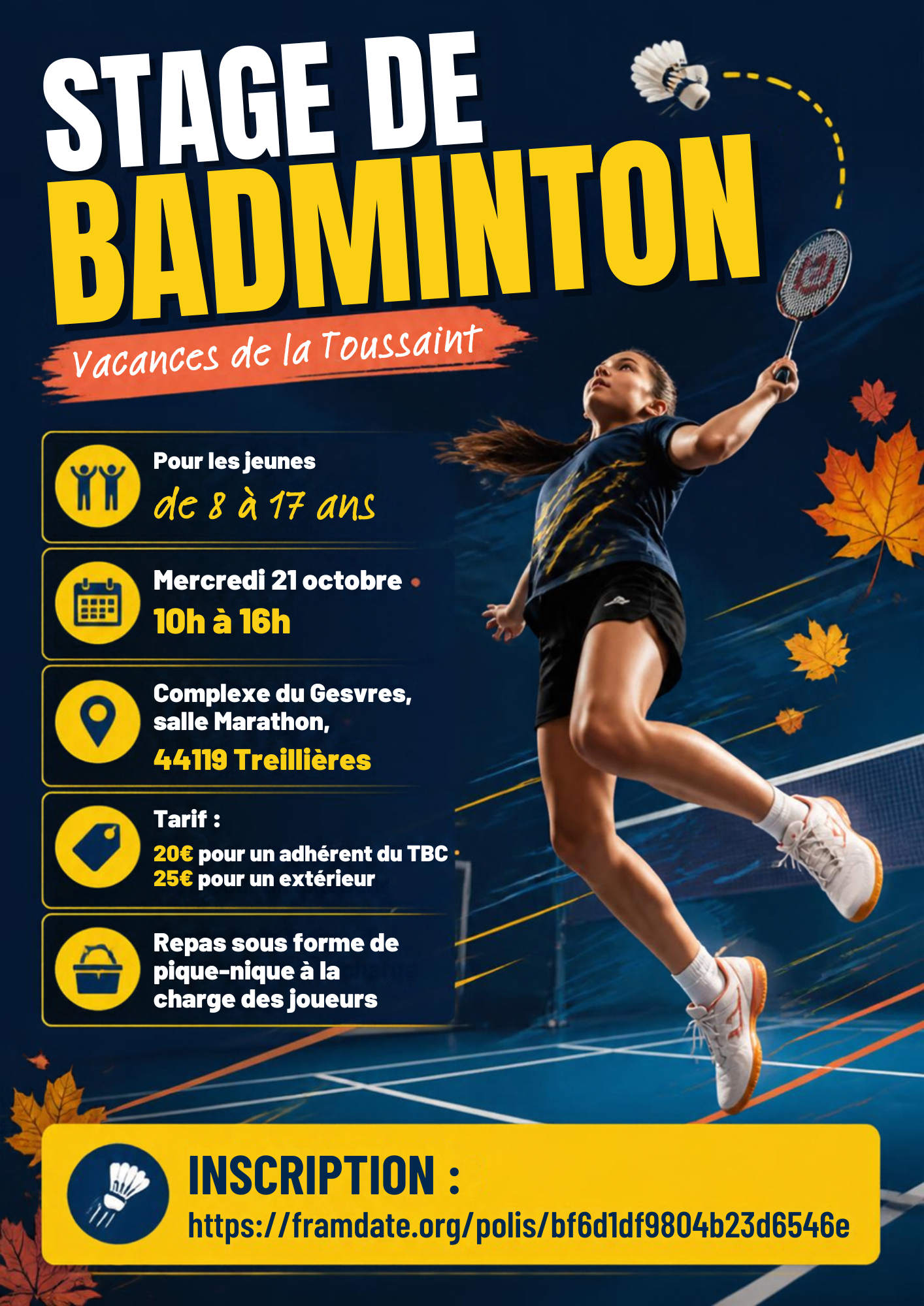 stage jeunes octobre TBC